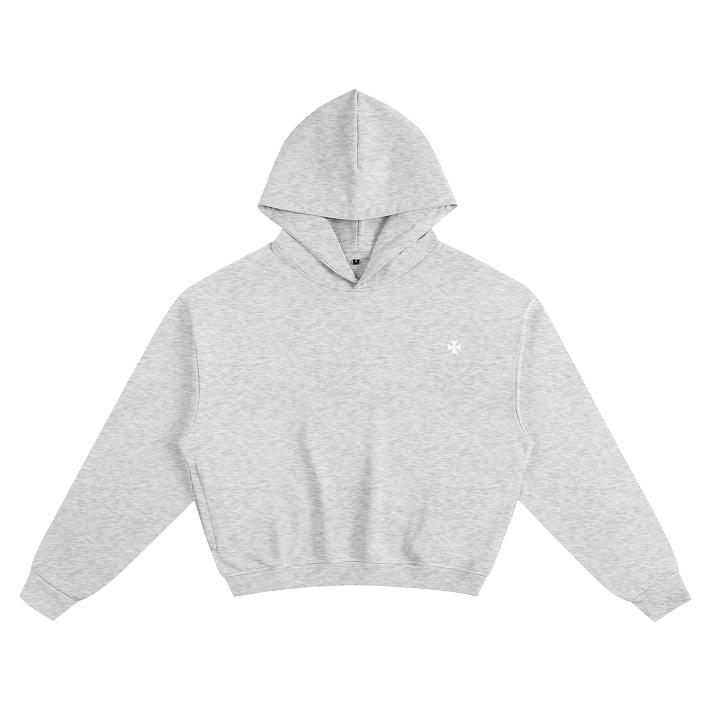 Cotton Cropped Hoodie