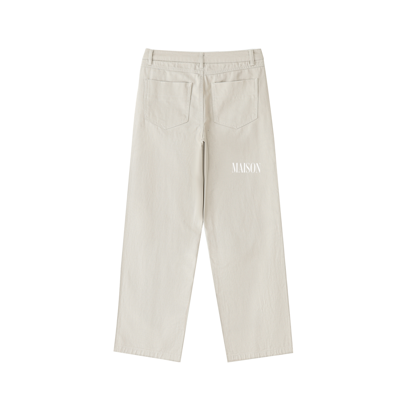 Heavyweight Cotton Straight-Leg Pants