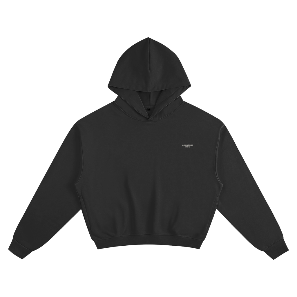 Heavyweight Cropped Hoodie — Silent Prowl